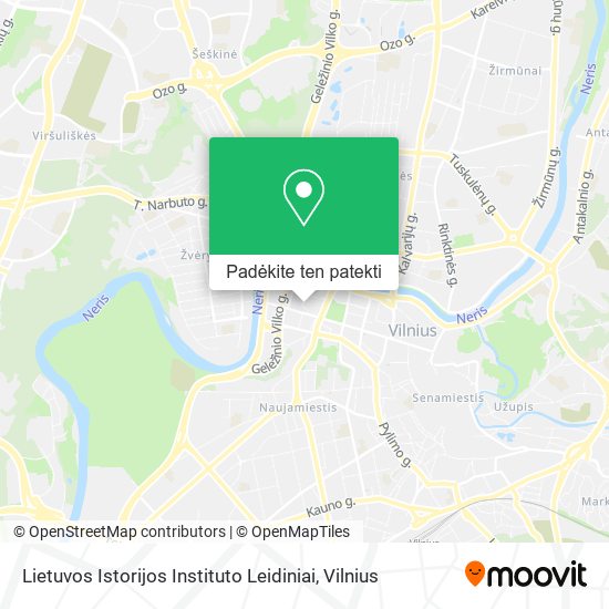 Lietuvos Istorijos Instituto Leidiniai žemėlapis