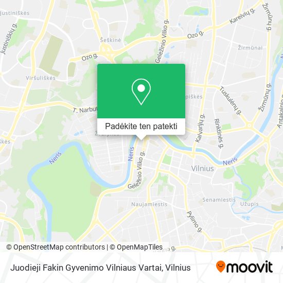 Juodieji Fakin Gyvenimo Vilniaus Vartai žemėlapis