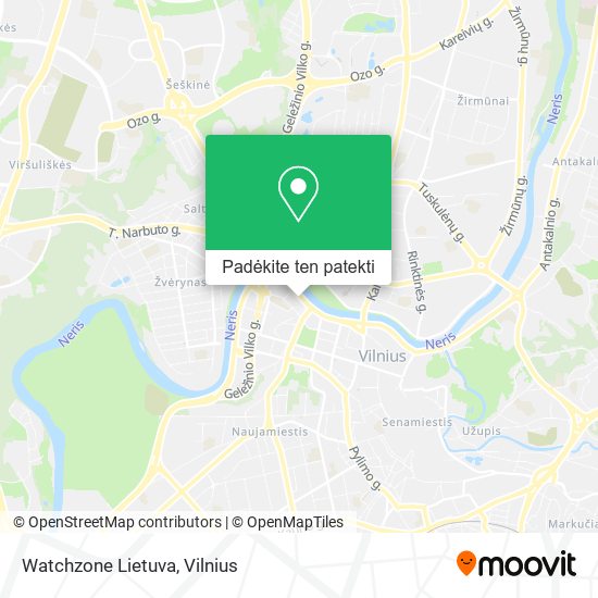 Watchzone Lietuva žemėlapis