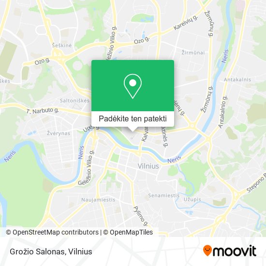 Grožio Salonas žemėlapis