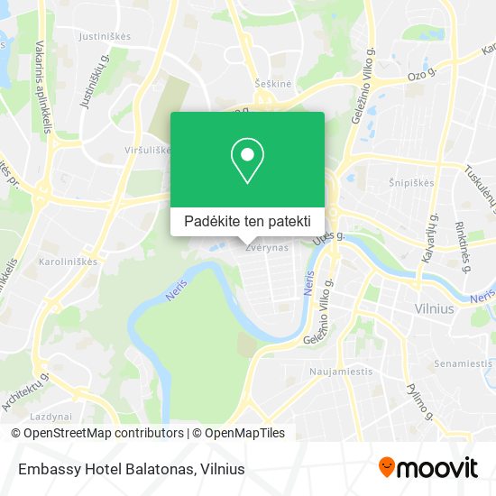 Embassy Hotel Balatonas žemėlapis
