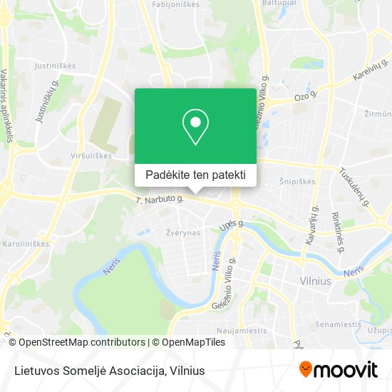 Lietuvos Someljė Asociacija žemėlapis
