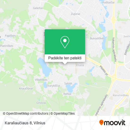 Karaliaučiaus 8 žemėlapis