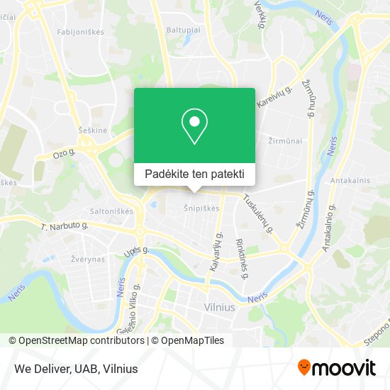 We Deliver, UAB žemėlapis
