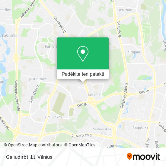 Galiudirbti.Lt žemėlapis