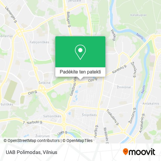 UAB Polimodas žemėlapis