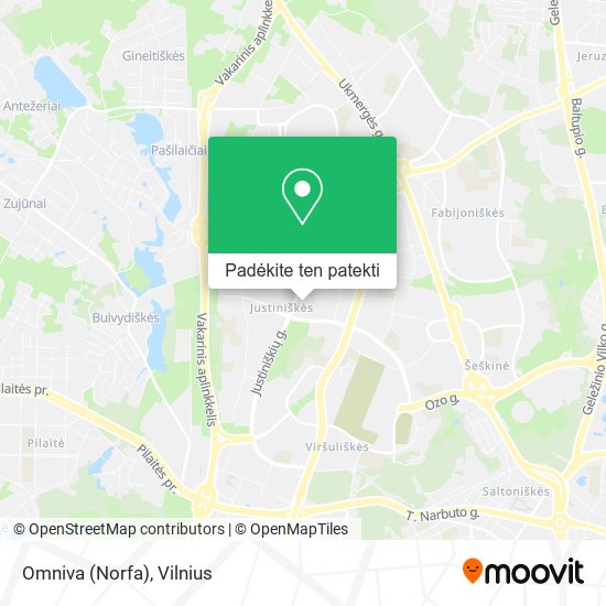 Omniva (Norfa) žemėlapis