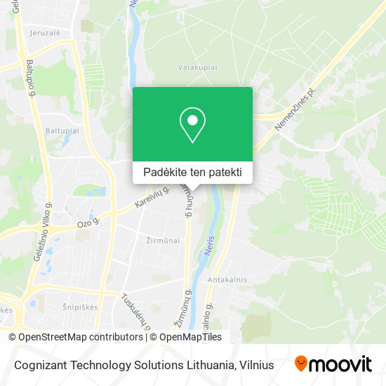 Cognizant Technology Solutions Lithuania žemėlapis