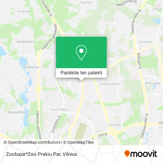 Zoobaze*Zoo Prekiu Par žemėlapis
