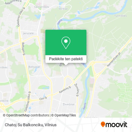 Chatoj Su Balkonciku žemėlapis
