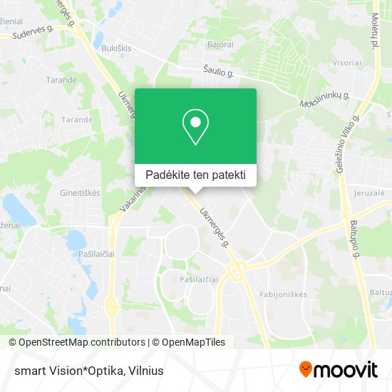 smart Vision*Optika žemėlapis