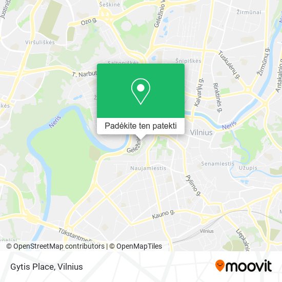 Gytis Place žemėlapis