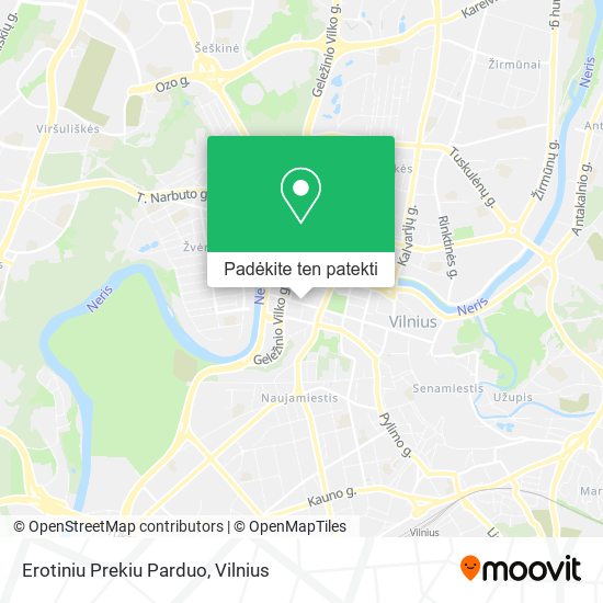 Erotiniu Prekiu Parduo žemėlapis