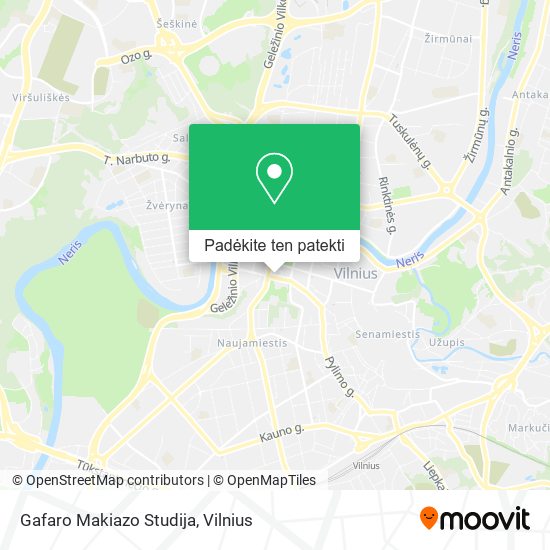 Gafaro Makiazo Studija žemėlapis
