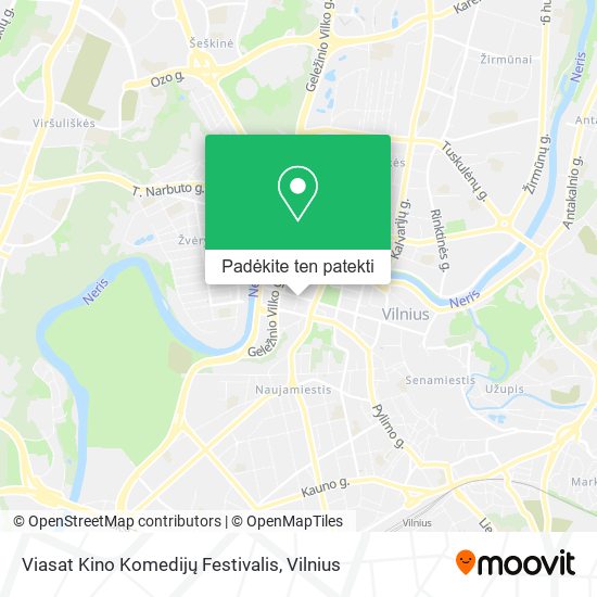 Viasat Kino Komedijų Festivalis žemėlapis