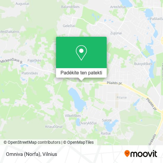 Omniva (Norfa) žemėlapis