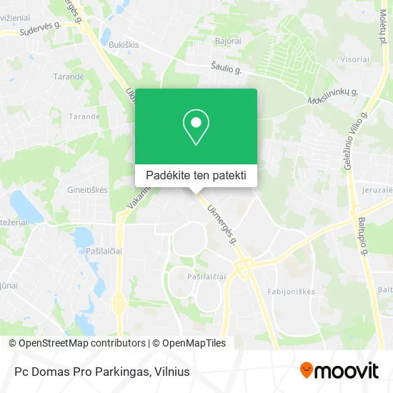 Pc Domas Pro Parkingas žemėlapis