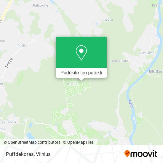 Puffdekoras žemėlapis
