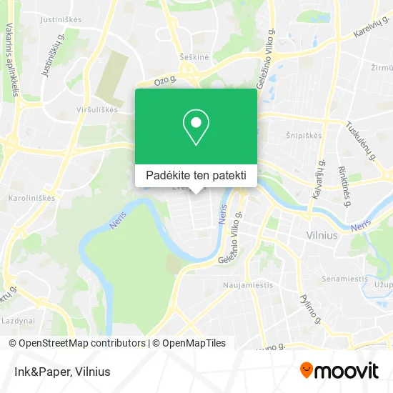 Ink&Paper žemėlapis