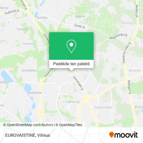 EUROVAISTINĖ žemėlapis