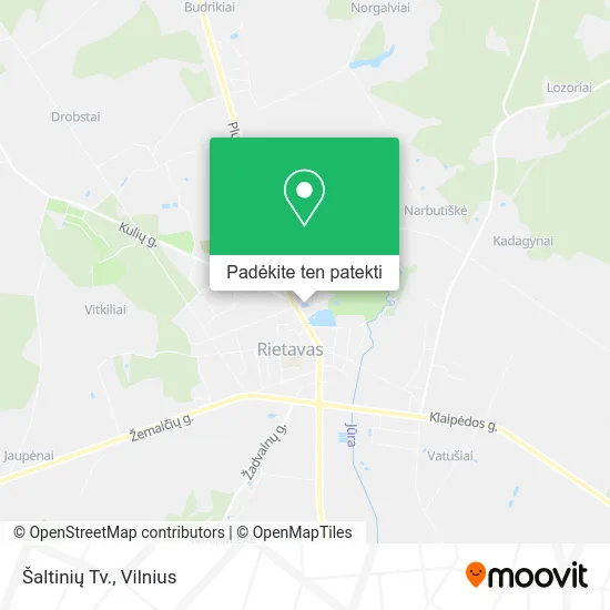 Šaltinių Tv. žemėlapis