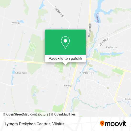 Lytagra Prekybos Centras žemėlapis