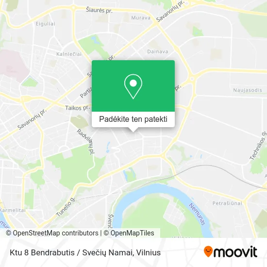 Ktu 8 Bendrabutis / Svečių Namai žemėlapis