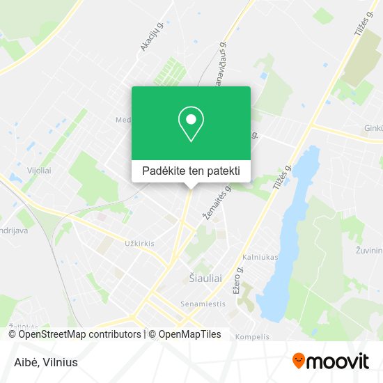 Aibė žemėlapis