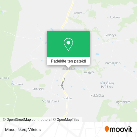 Maseliškės žemėlapis