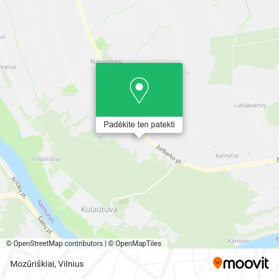 Mozūriškiai žemėlapis