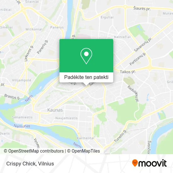 Crispy Chick žemėlapis