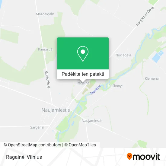 Ragainė žemėlapis