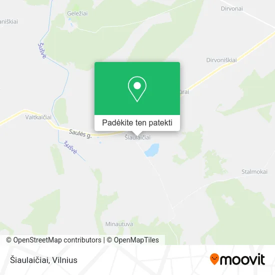 Šiaulaičiai žemėlapis