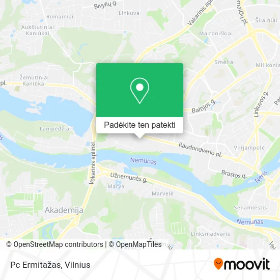 Pc Ermitažas žemėlapis