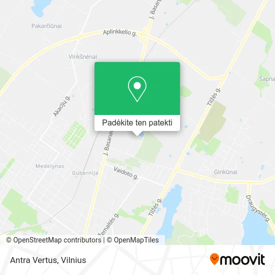 Antra Vertus žemėlapis