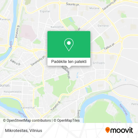 Mikrotestas žemėlapis