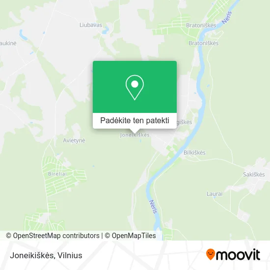 Joneikiškės žemėlapis