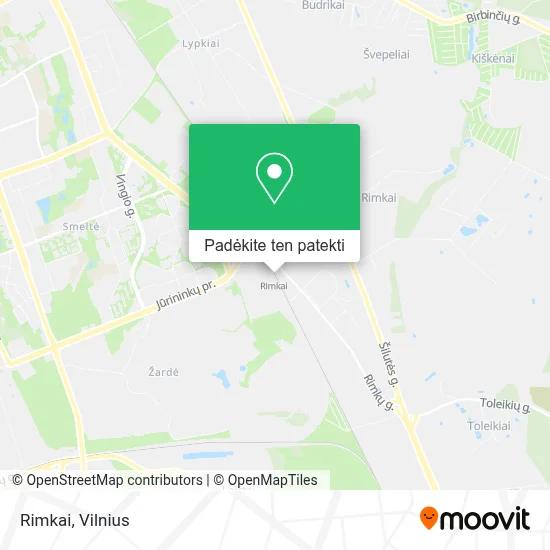 Rimkai žemėlapis