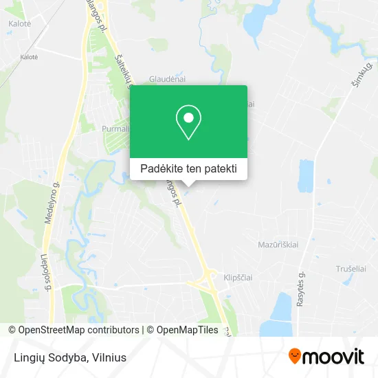 Lingių Sodyba žemėlapis