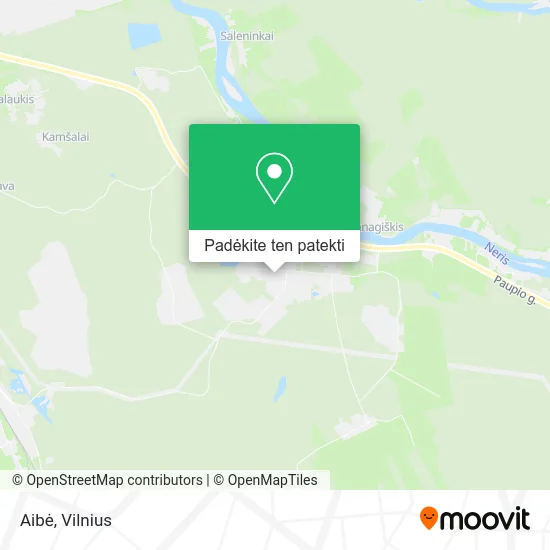 Aibė žemėlapis
