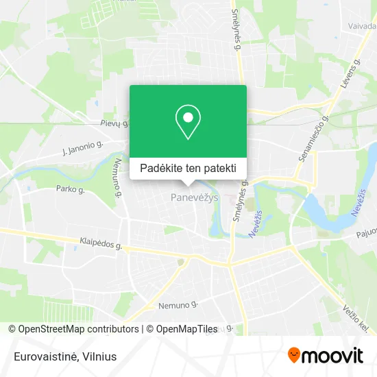 Eurovaistinė žemėlapis