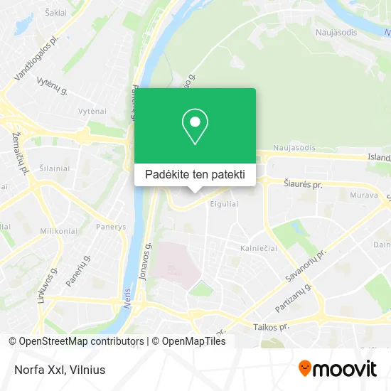 Norfa Xxl žemėlapis