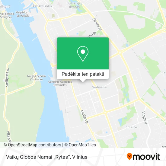 Vaikų Globos Namai „Rytas“ žemėlapis