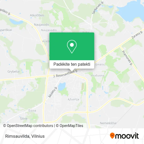 Rimsauvilda žemėlapis