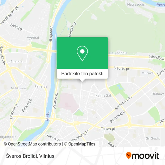 Švaros Broliai žemėlapis