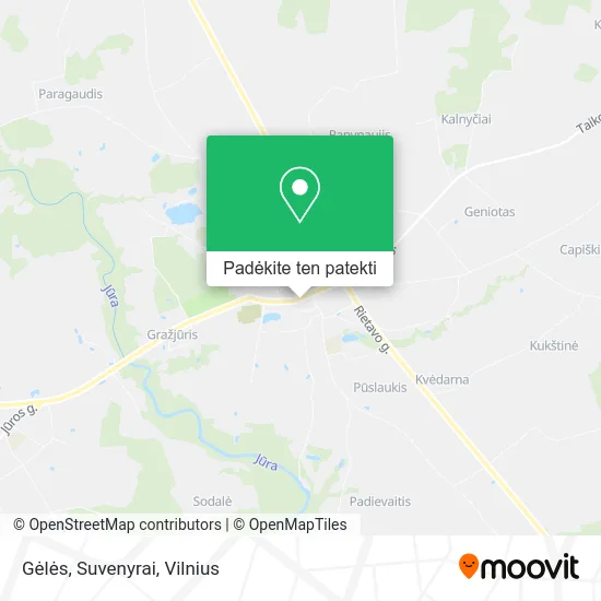 Gėlės, Suvenyrai žemėlapis