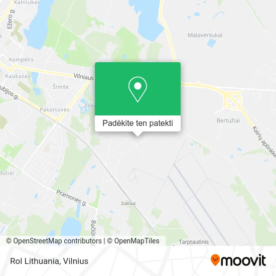 Rol Lithuania žemėlapis