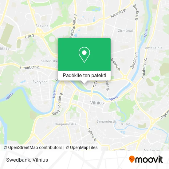 Swedbank žemėlapis