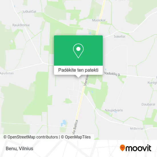 Benu žemėlapis