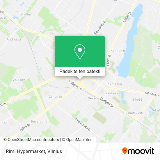 Rimi Hypermarket žemėlapis